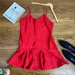 Victoria's Secret Satin Red Vintage Camisole